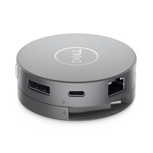 Dell Docking Station portátil DA310 USB-C, 2x USB-A, 1x USB-C, 1x HDMI, 1x DisplayPort, 1x RJ-45, Gris