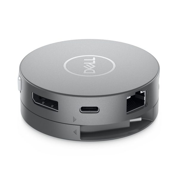 Dell Docking Station portátil DA310 USB-C, 2x USB-A, 1x USB-C, 1x HDMI, 1x DisplayPort, 1x RJ-45, Gris