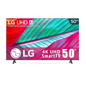 Pantalla LG Al ThinQ Smart TV 50 4K UHD Resolución 3840 por 2160 WebOs 23 AI Processor 4K Gen6