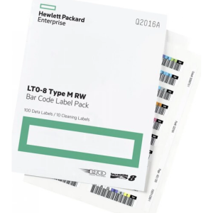 HPE Etiquetas Adhesivas para LTO 8 Ultrium RW, 100 Piezas