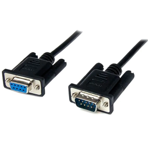 Startech Cable de Módem Nulo Serie RS232 DB9 Hembra a Macho