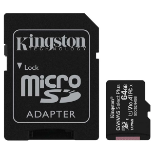 Kingston Memoria Micro SD 64GB Incluye Adaptador SD